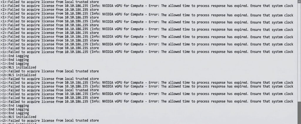 Troubleshooting NVIDIA vGPU Licensing: The Devil is in the AM/PM Details